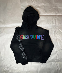 BLACK “CYCLE OF LIFE” HOODIE