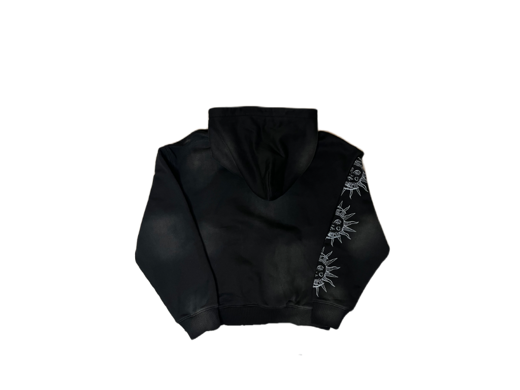 BLACK “CYCLE OF LIFE” HOODIE