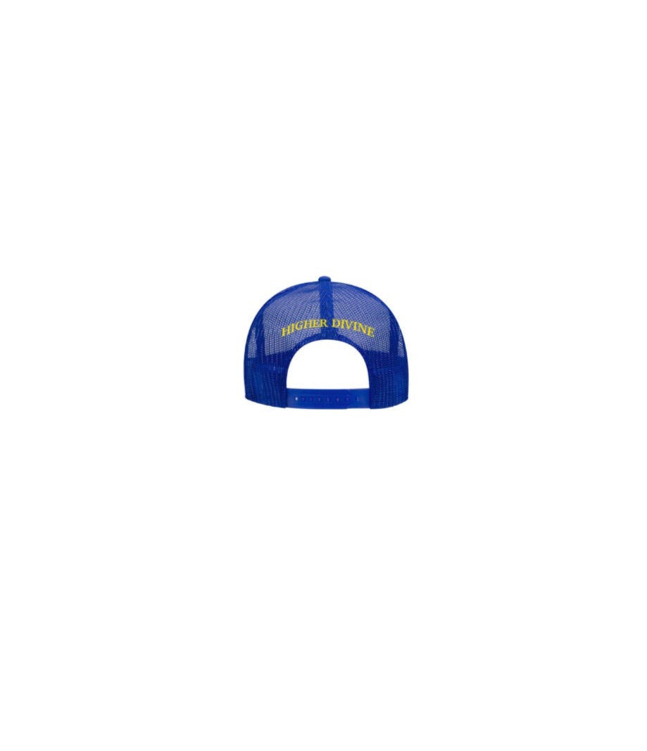 H-Town ASTROS” Trucker Hat - Royal Blue – HigherDivine